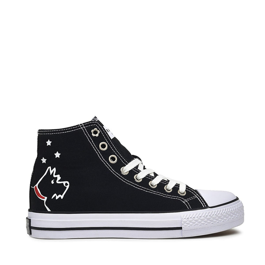 CANVAS HI HI TOP MULTI STAR TRAINER BLACK