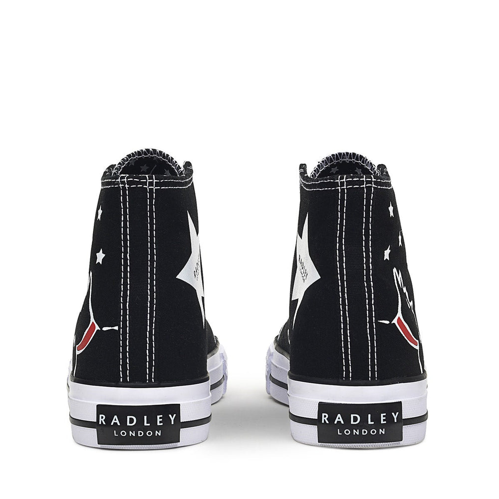 CANVAS HI HI TOP MULTI STAR TRAINER BLACK