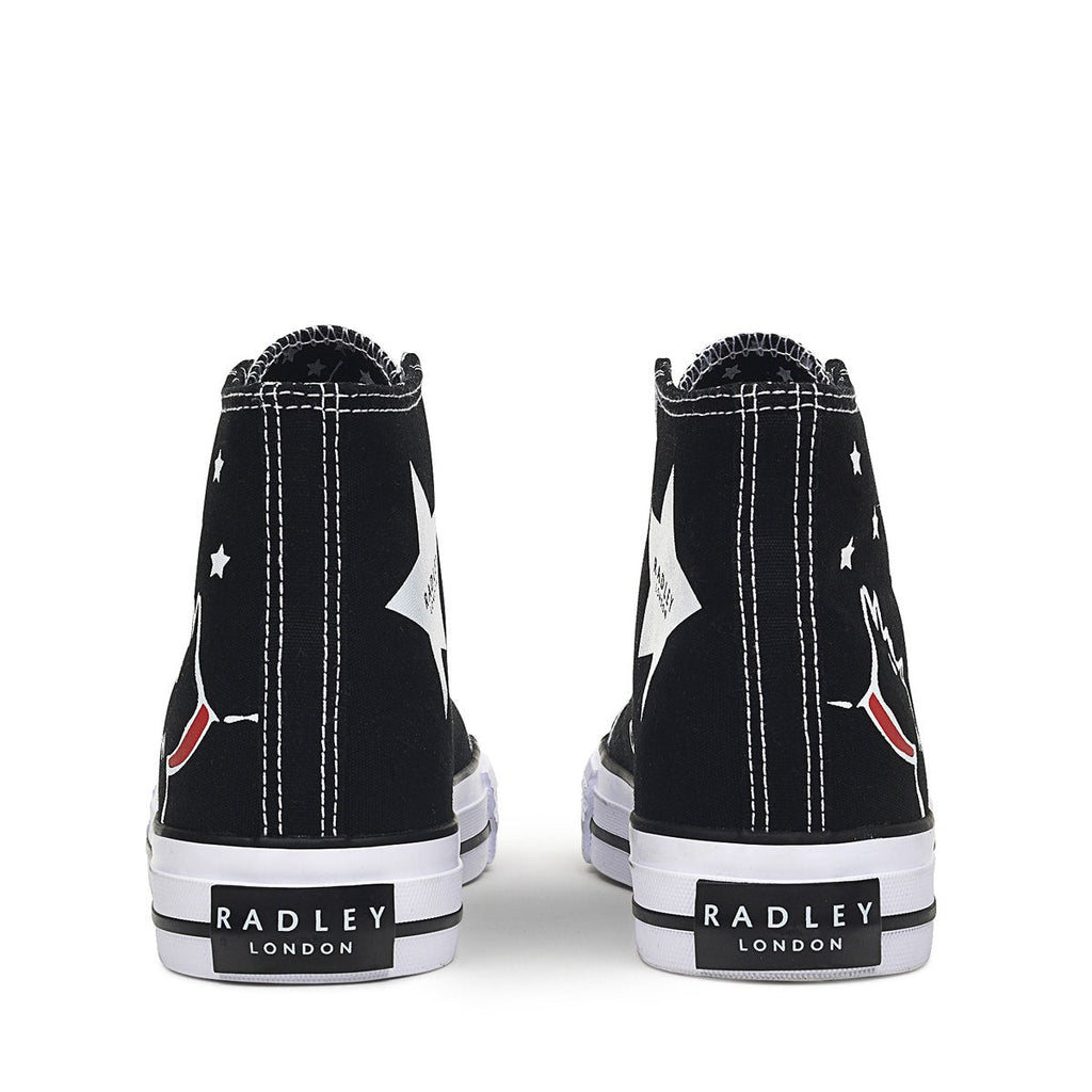 CANVAS HI HI TOP MULTI STAR TRAINER BLACK