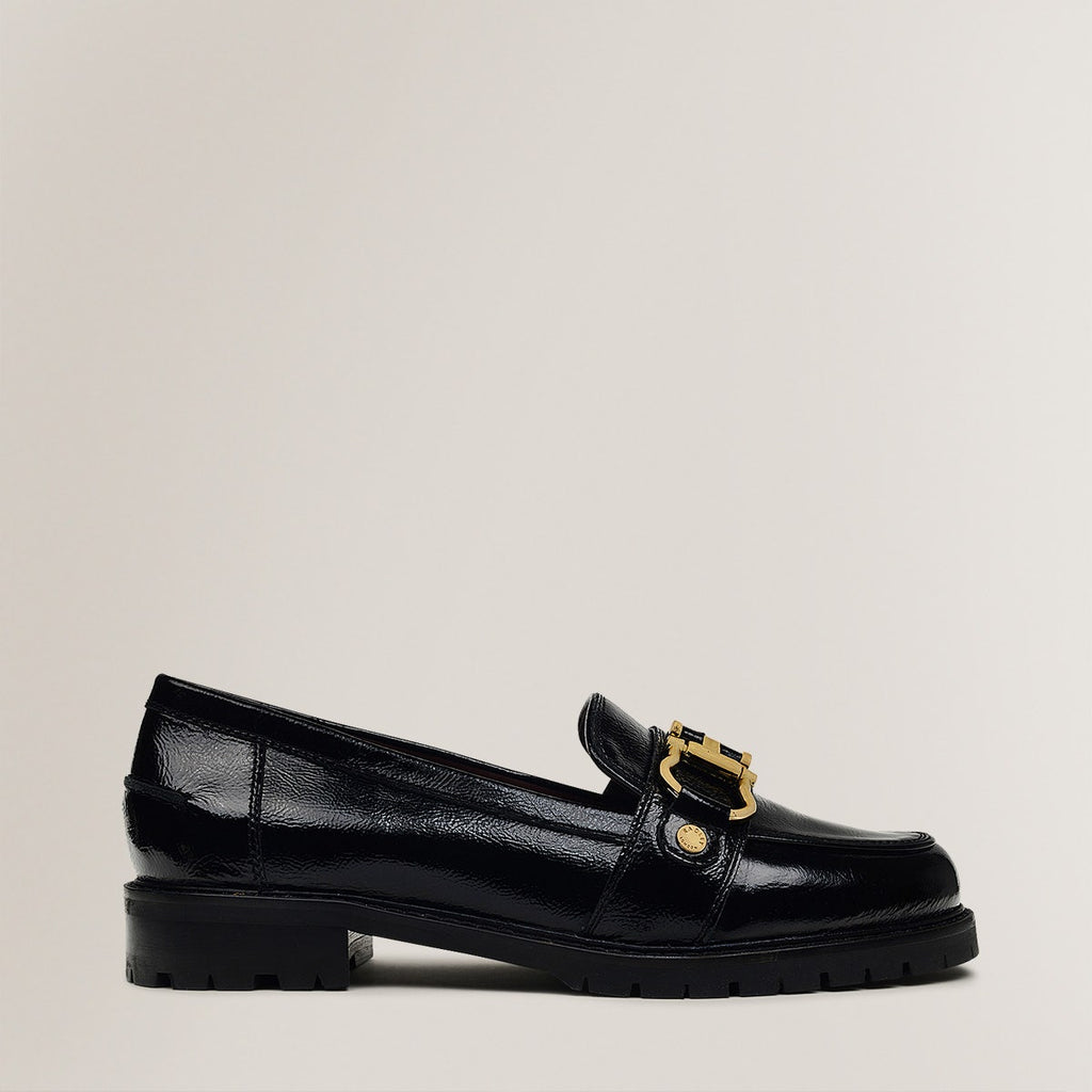 LINDEN ROW CHUNKY STIRRUP LOAFER BLACK