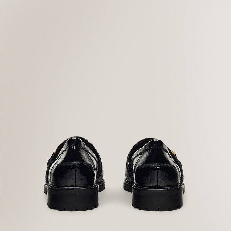 LINDEN ROW CHUNKY STIRRUP LOAFER BLACK