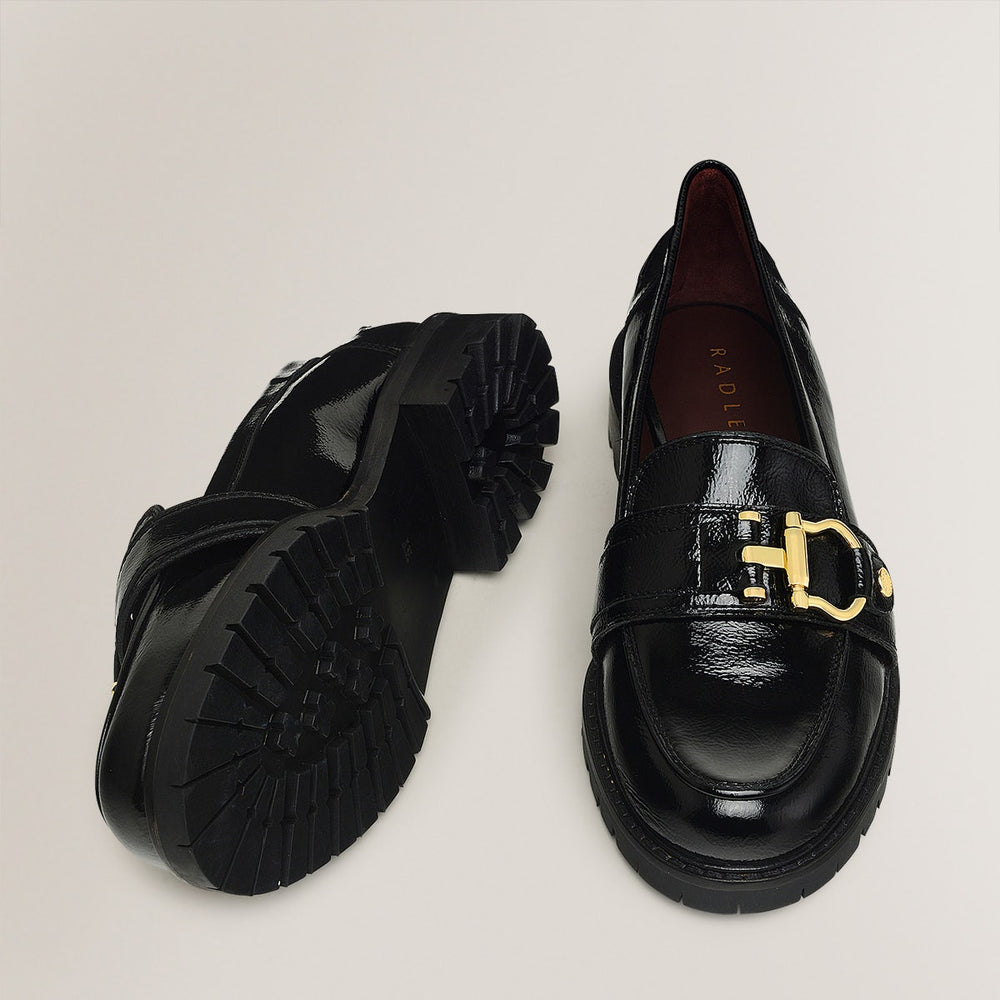 LINDEN ROW CHUNKY STIRRUP LOAFER BLACK