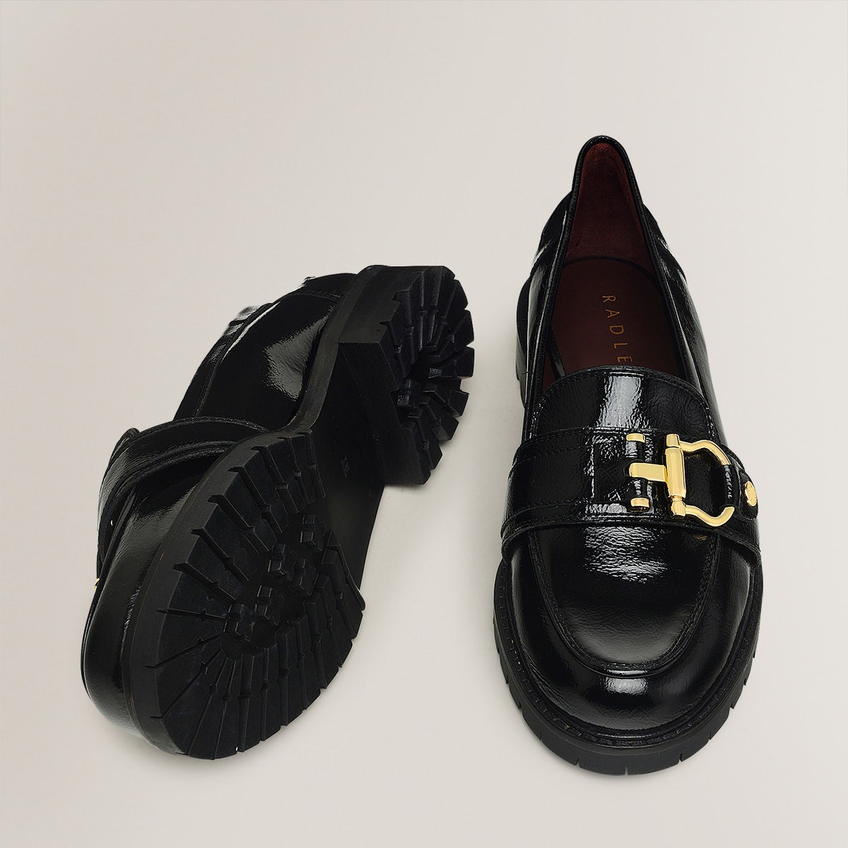 LINDEN ROW CHUNKY STIRRUP LOAFER BLACK