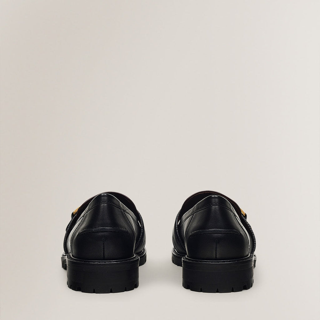LINDEN ROW - COLOURB CHUNKY STIRRUP LOAFER DARK CHERRY