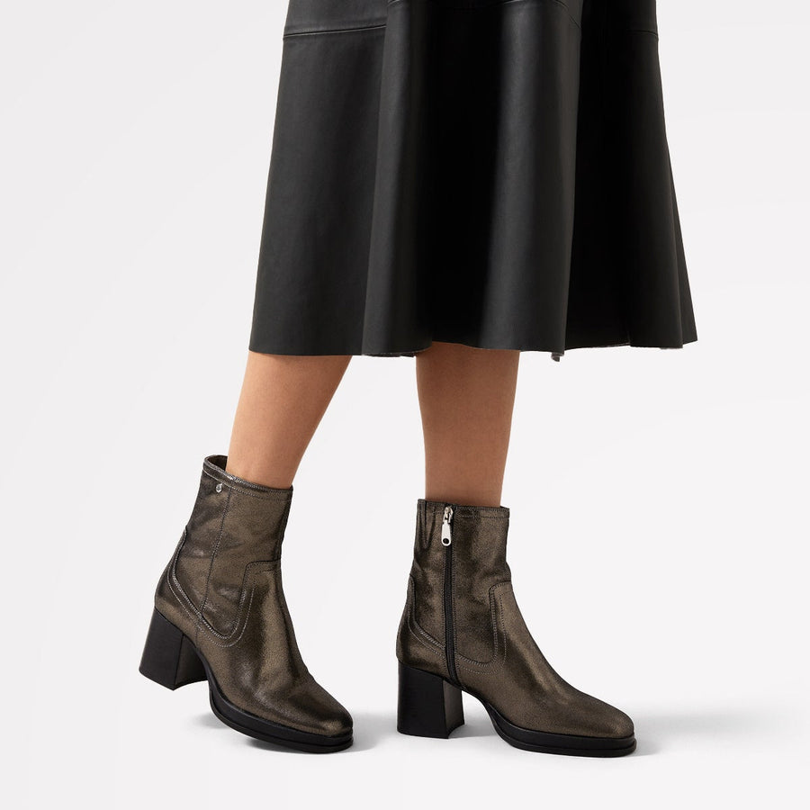 FELSHAM PLACE PLATFORM BOOT PEWTER