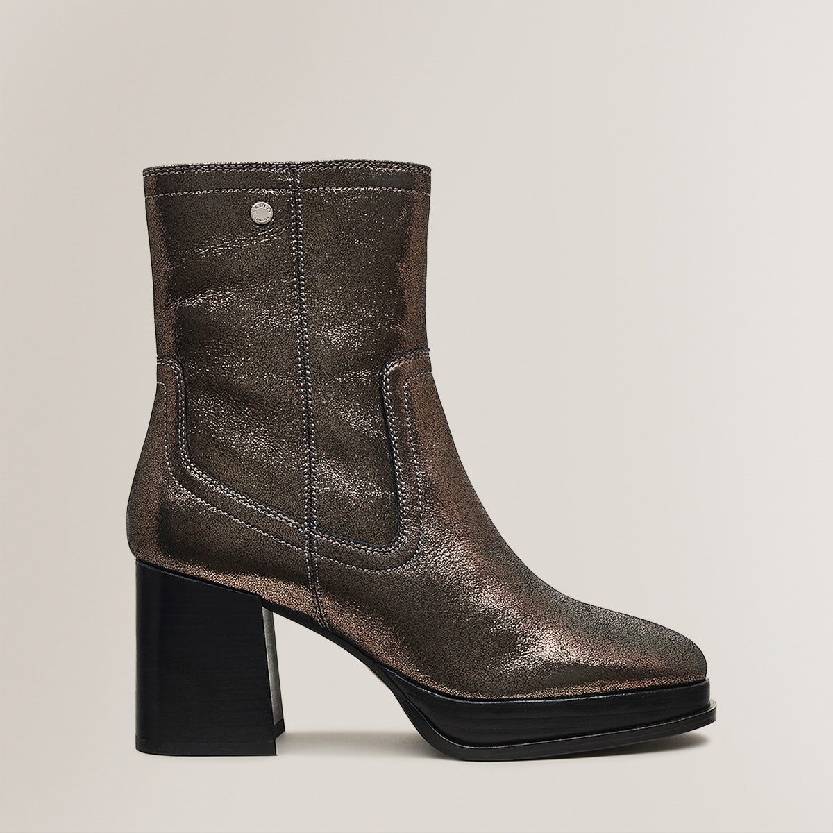 FELSHAM PLACE PLATFORM BOOT PEWTER