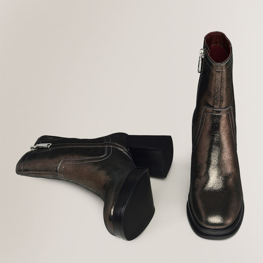 FELSHAM PLACE PLATFORM BOOT PEWTER