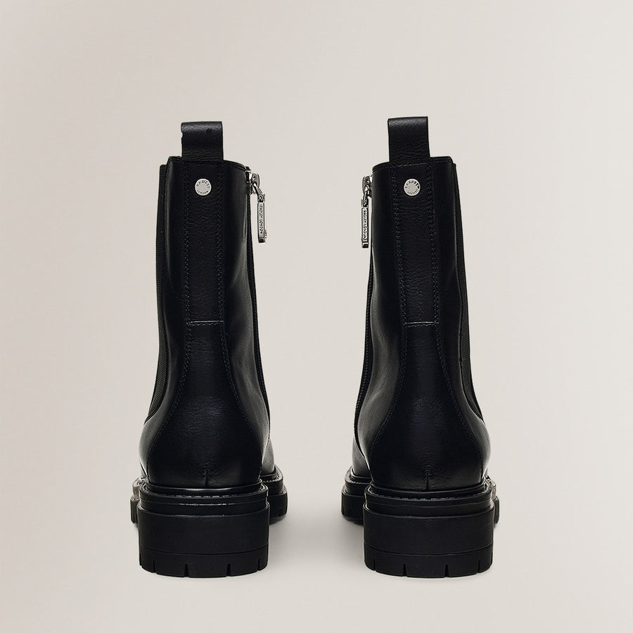 DURHAM PLACE LONGLINE CHELSEA BOOT BLACK