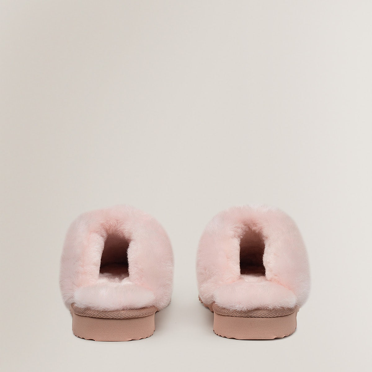 MAPLE LANE SHEARLING MULE SUGAR PINK