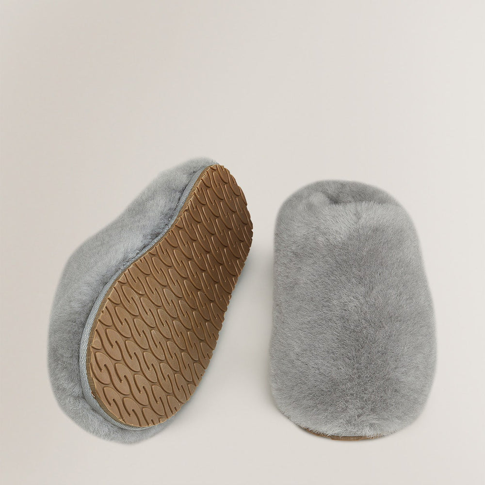 UK 3 / EUR 36 Luxe Shearling Mule in Grey  -  Q1726070A