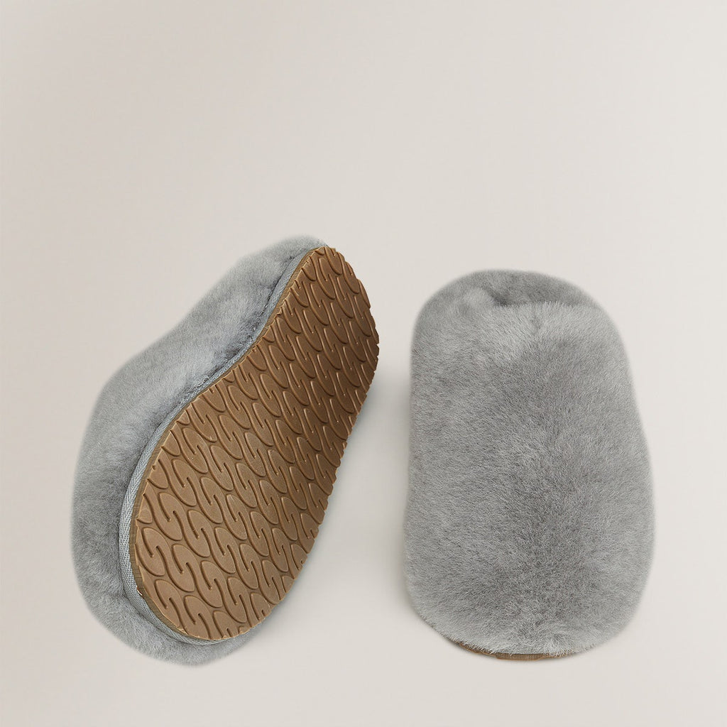 UK 3 / EUR 36 Luxe Shearling Mule in Grey  -  Q1726070A
