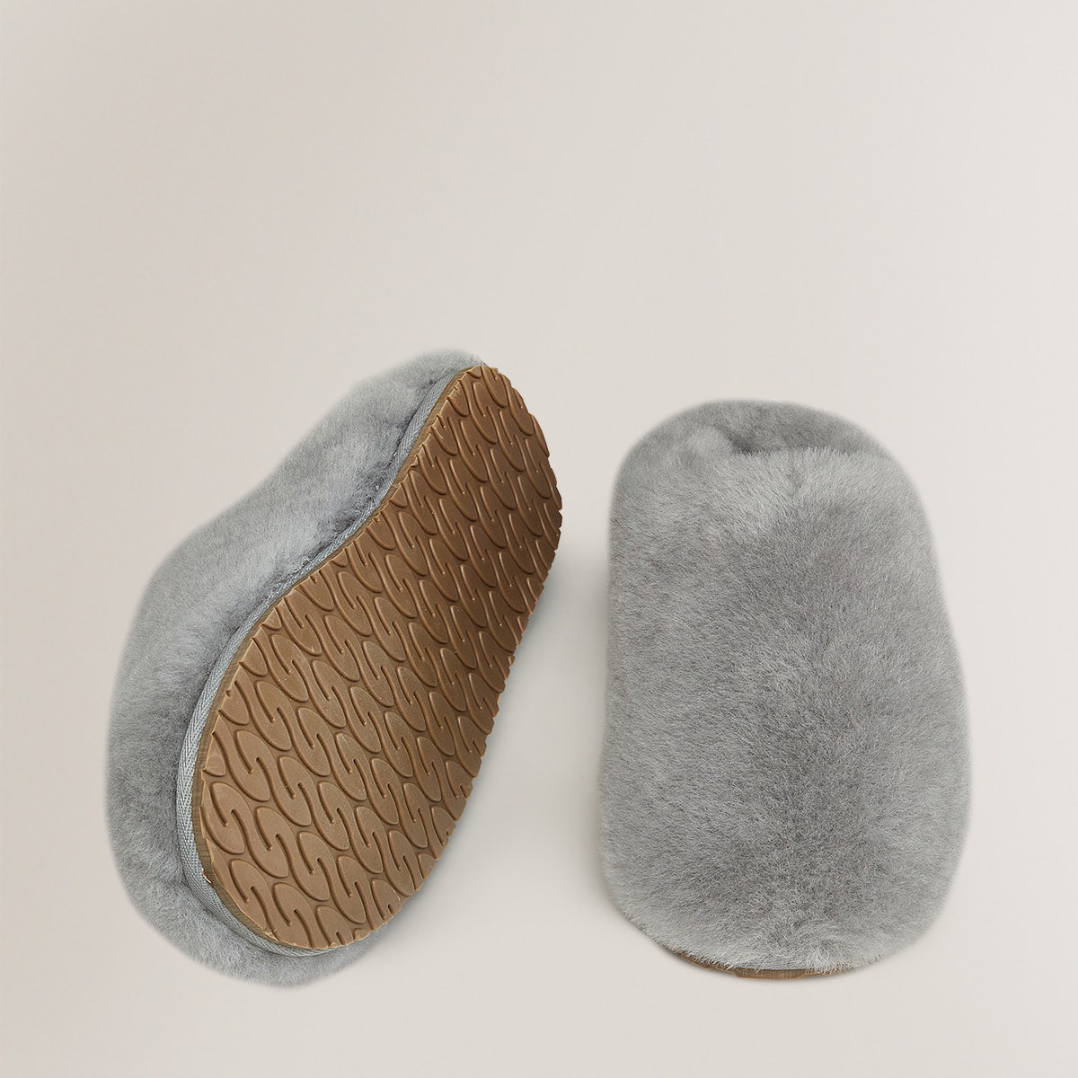 UK 3 / EUR 36 Luxe Shearling Mule in Grey  -  Q1726070A