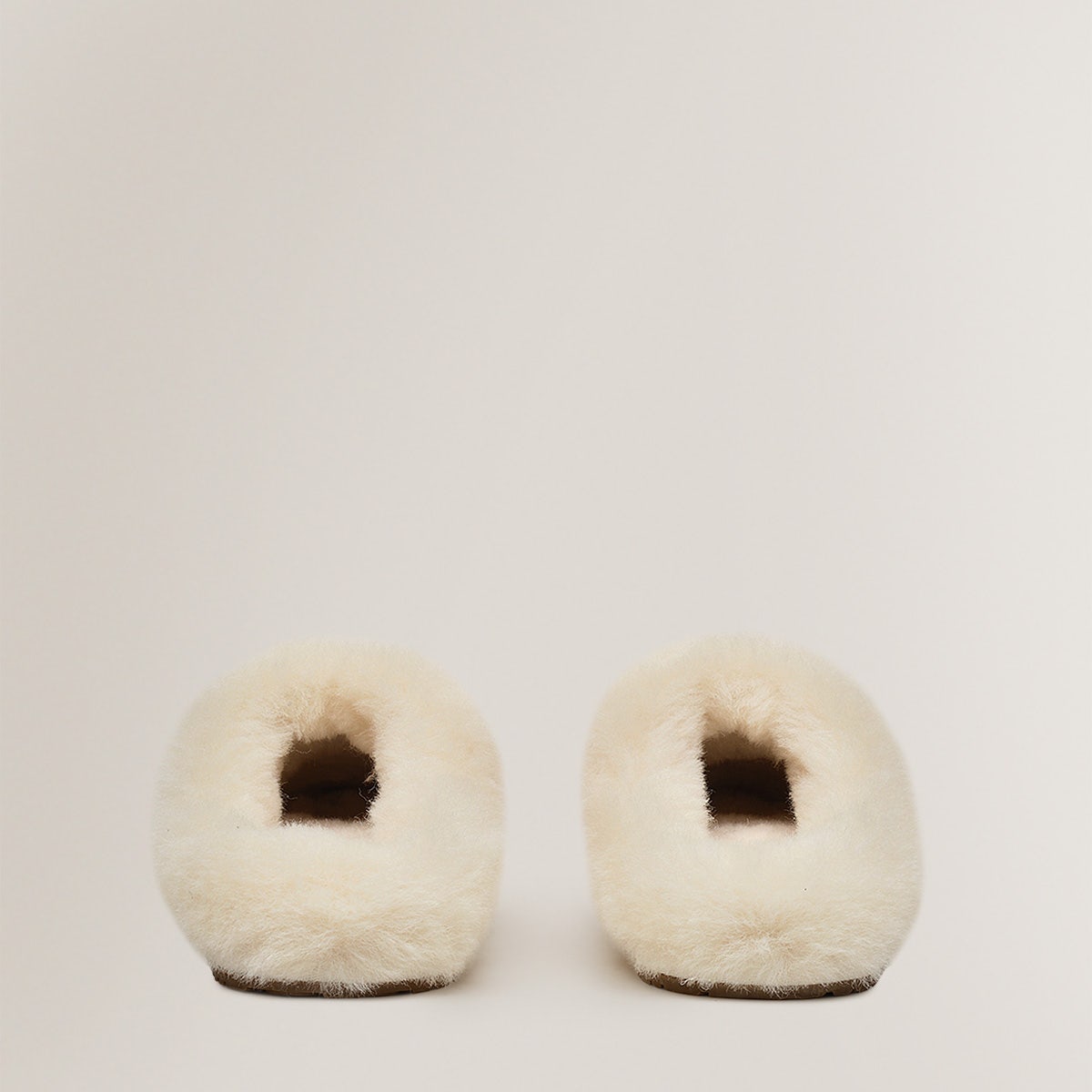 UK 3 / EUR 36 Luxe Shearling Mule in Cream  -  Q1727137A
