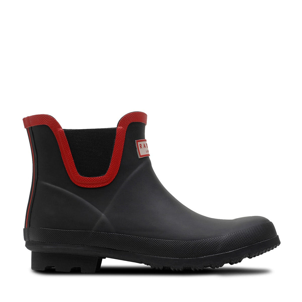 Alba Lo UK 3 / EUR 36 Alba Lo Low Welly in Black/Ladybug  -  Q2589001A