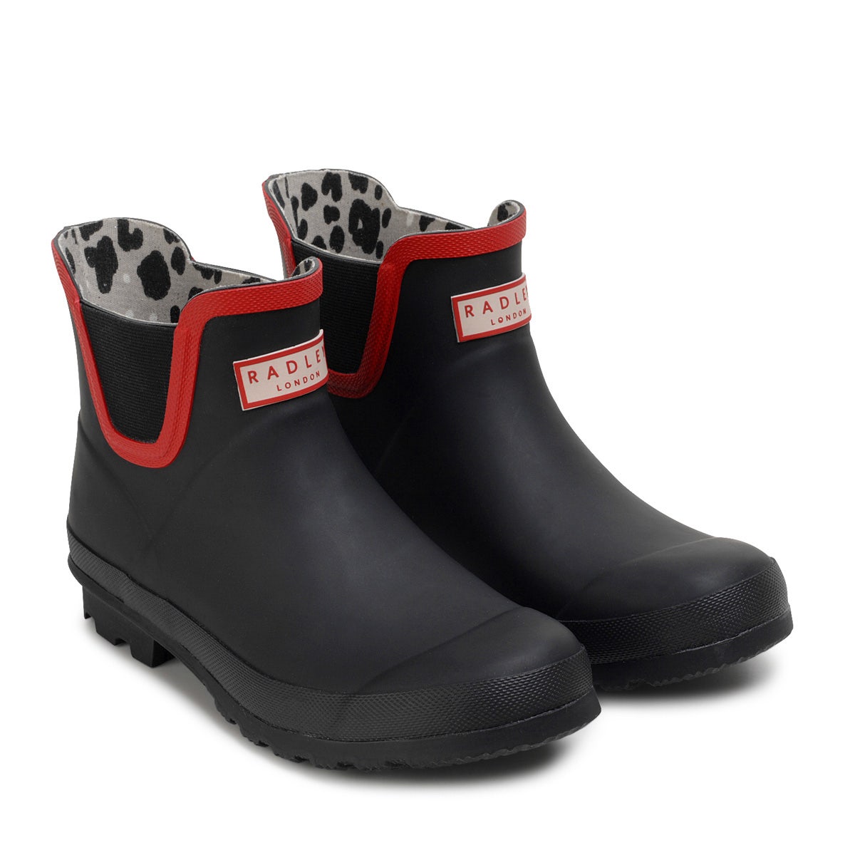 Alba Lo UK 3 / EUR 36 Alba Lo Low Welly in Black/Ladybug  -  Q2589001A