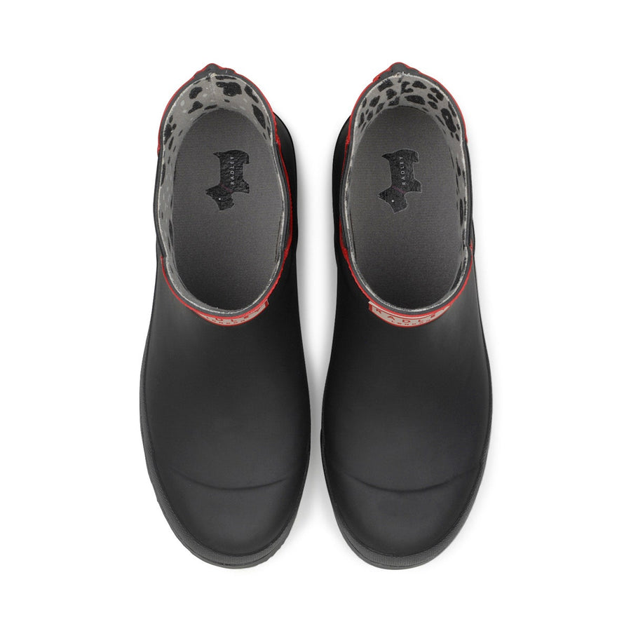 Alba Lo UK 3 / EUR 36 Alba Lo Low Welly in Black/Ladybug  -  Q2589001A