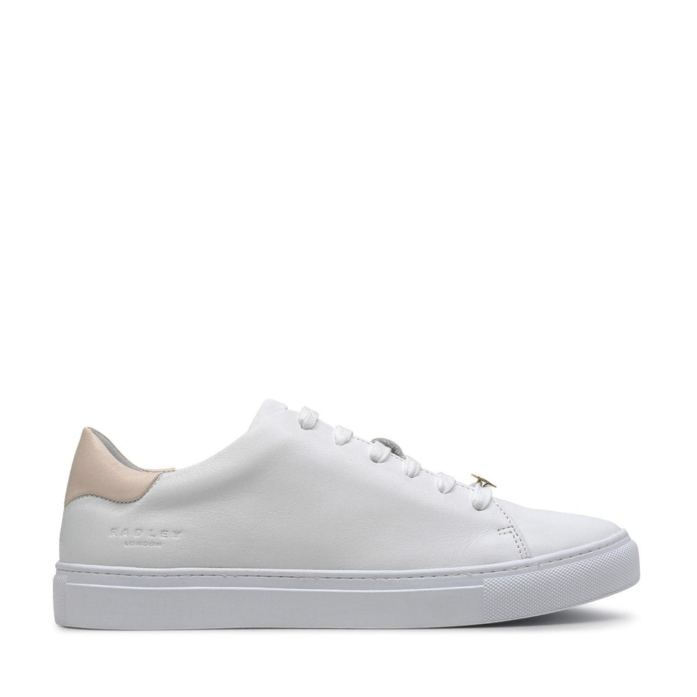MALTON TIPPED BACK TRAINER WHITE
