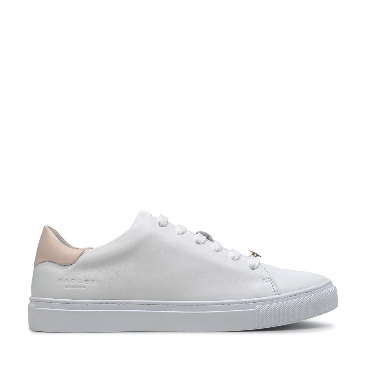 MALTON TIPPED BACK TRAINER WHITE