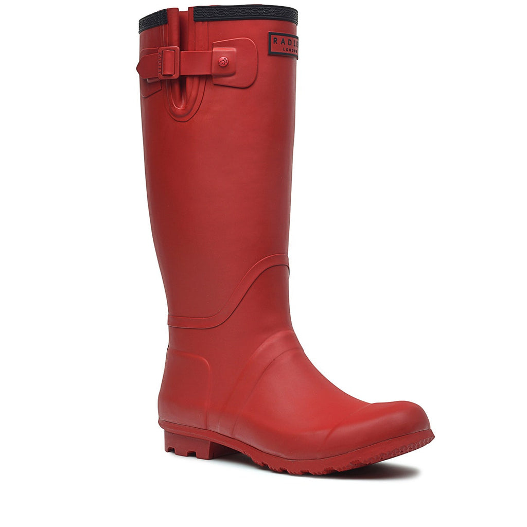 Alba Hi UK 3 / EUR 36 Long Wellington in Red  -  Q3126613A