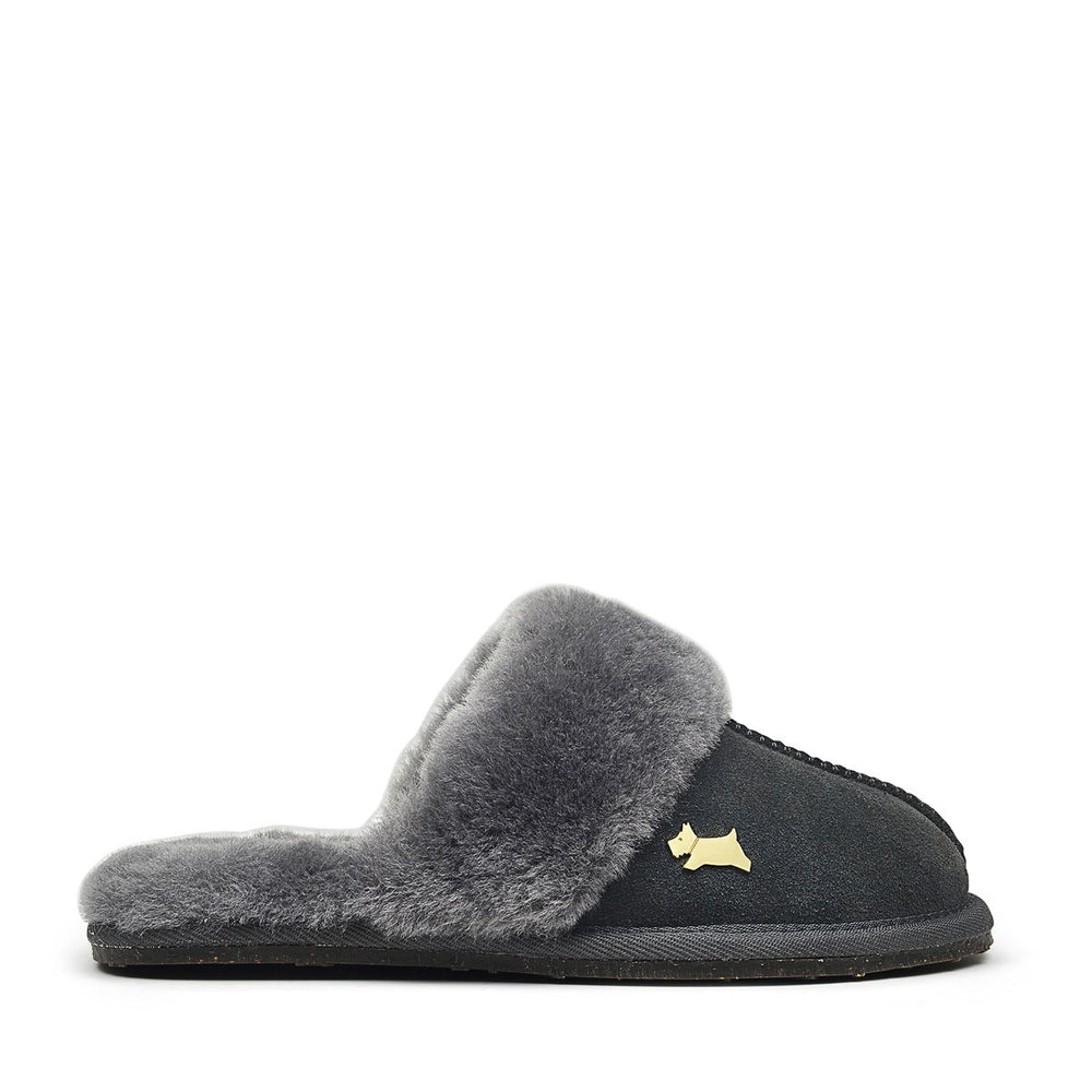CHELSEA CREEK SHEARLING MULE GREY