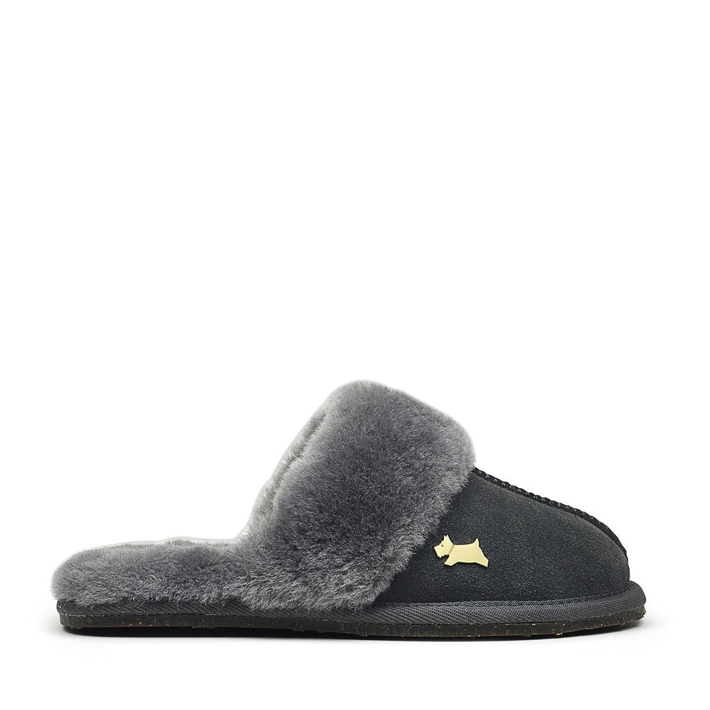 CHELSEA CREEK SHEARLING MULE GREY