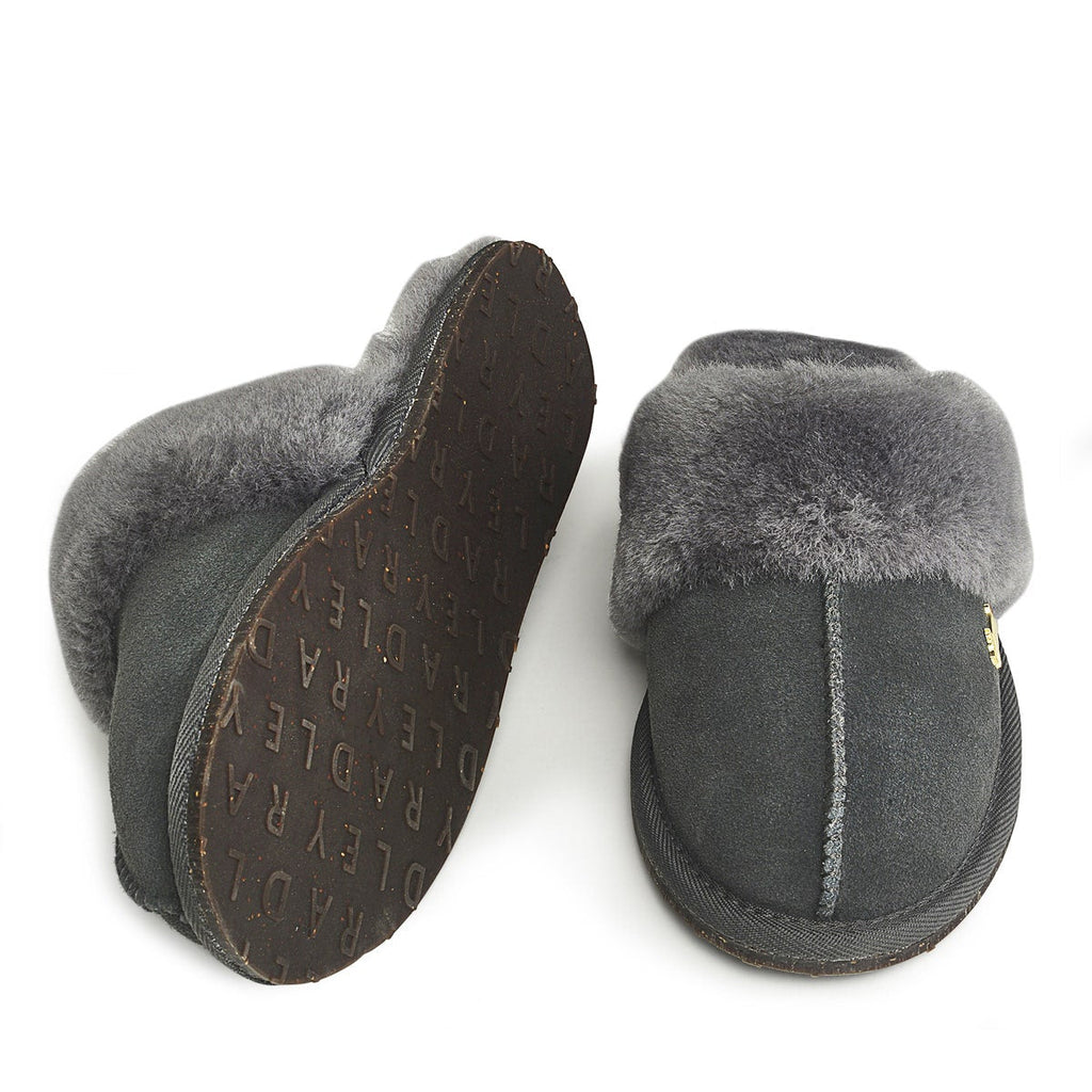 CHELSEA CREEK SHEARLING MULE GREY