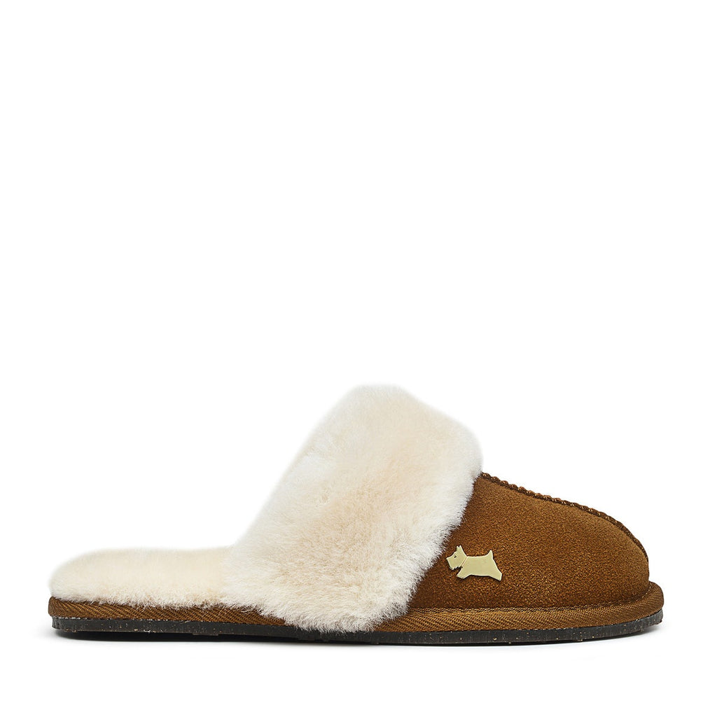 CHELSEA CREEK SHEARLING MULE TAN