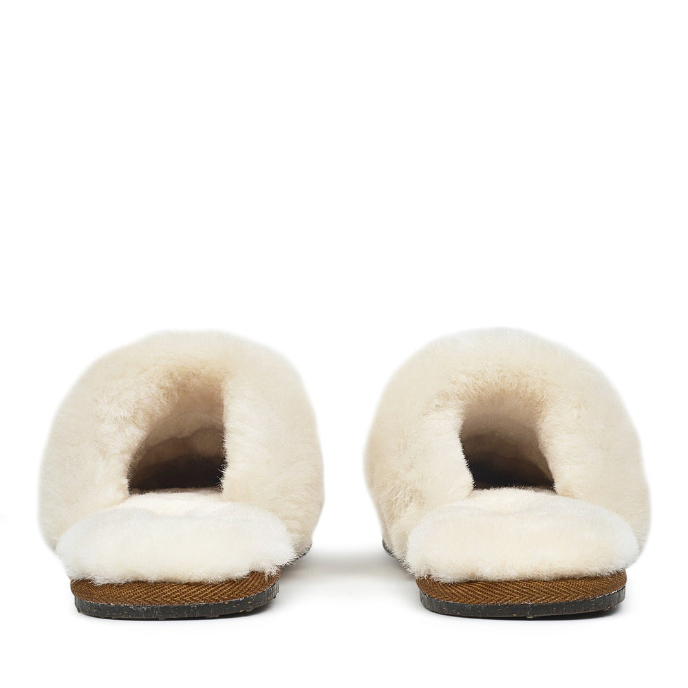 CHELSEA CREEK SHEARLING MULE TAN
