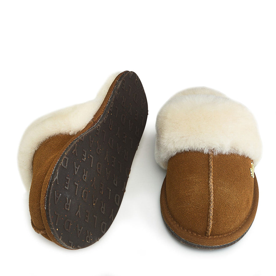 CHELSEA CREEK SHEARLING MULE TAN