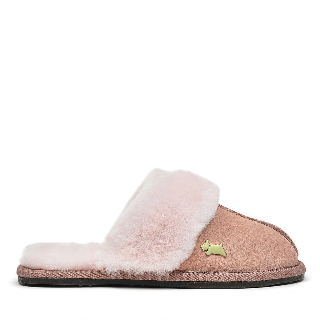 CHELSEA CREEK SHEARLING MULE PINK