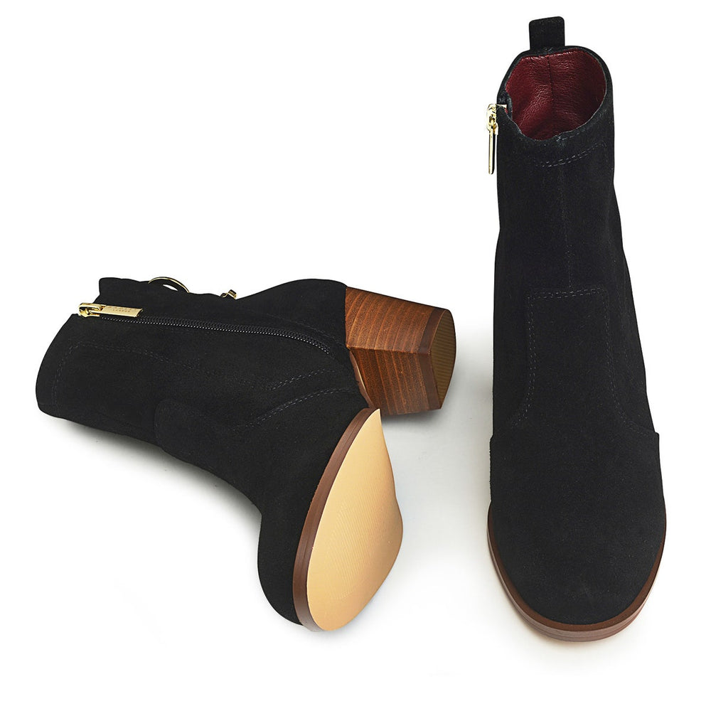New Row UK 3 / EUR 36 Leather Jeans Boot in Black  -  Q6948001A