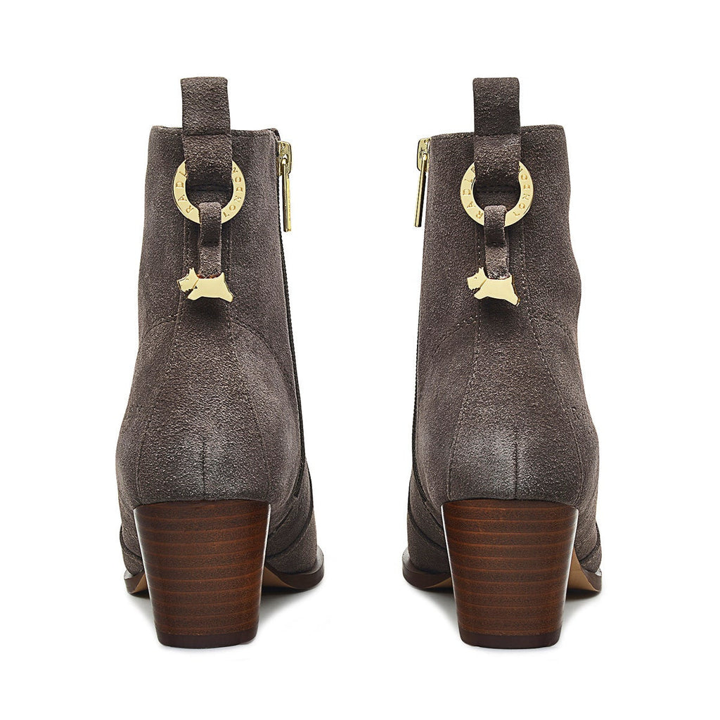 New Row UK 3 / EUR 36 Leather Jeans Boot in Taupe  -  Q6948251A