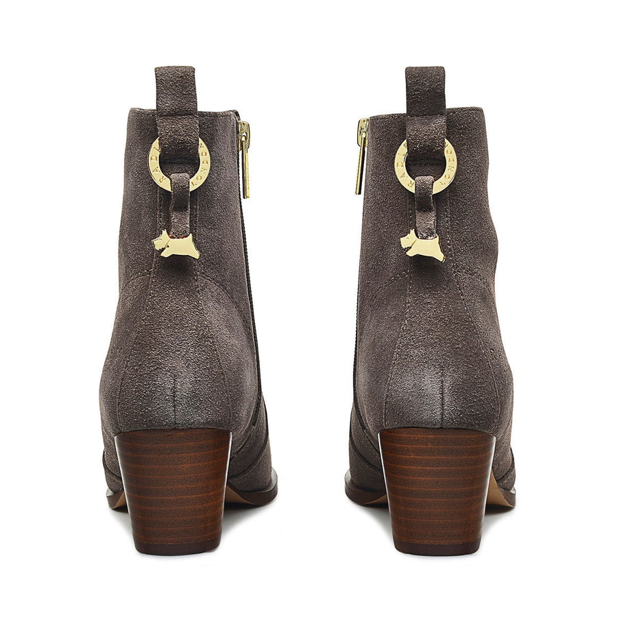 New Row UK 3 / EUR 36 Leather Jeans Boot in Taupe  -  Q6948251A