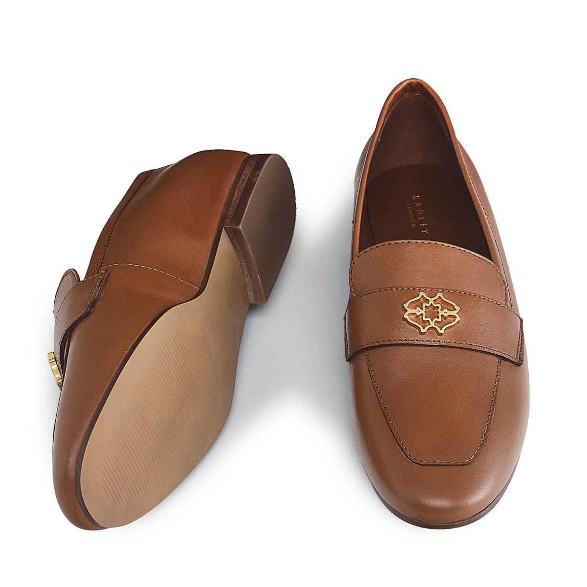 Trinity Street UK 3 / EUR 36 Leather Heirloom Loafer in Tan  -  Q7777217A