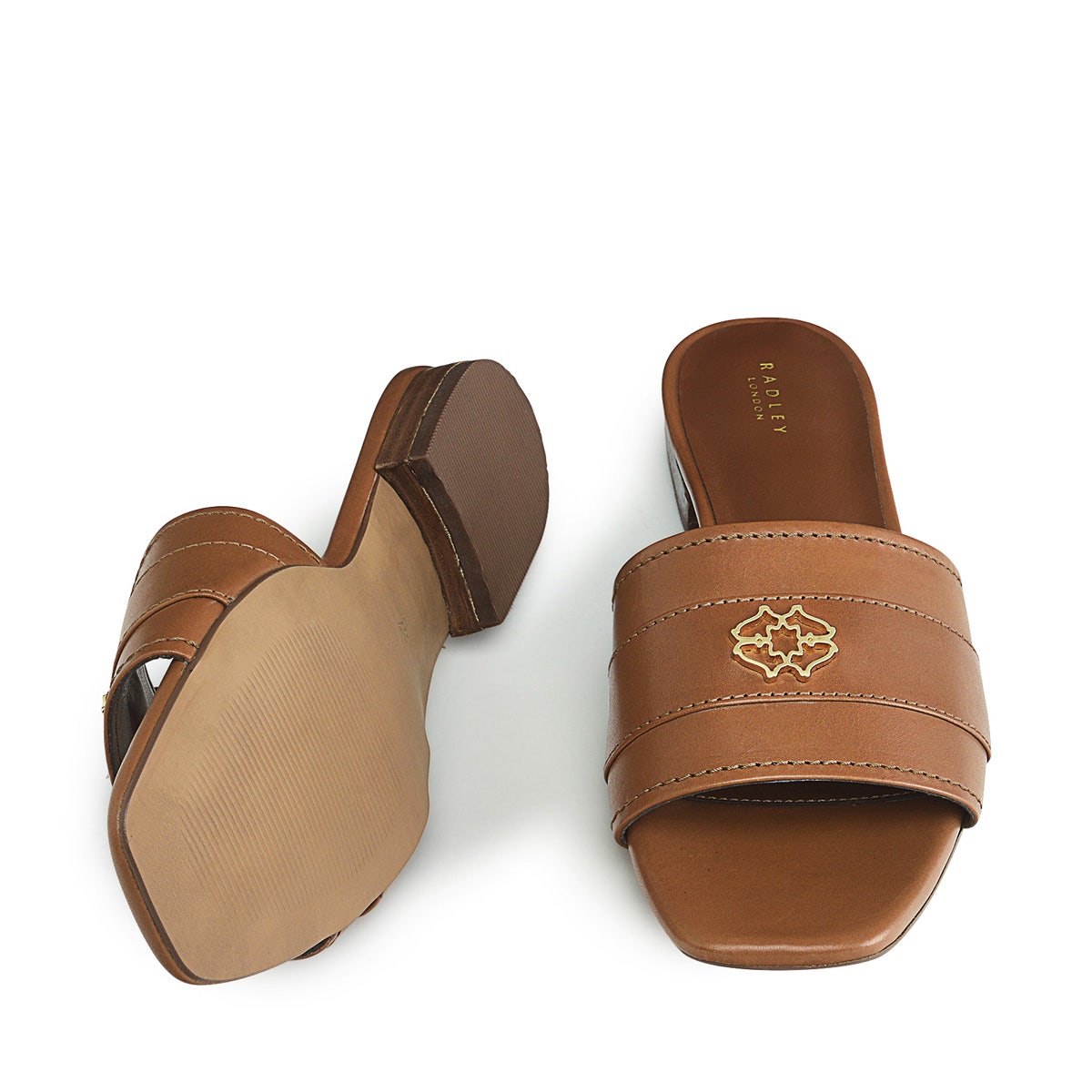 Trinity Way UK 3 / EUR 36 Leather Heirloom Mule in Tan  -  Q7779217A
