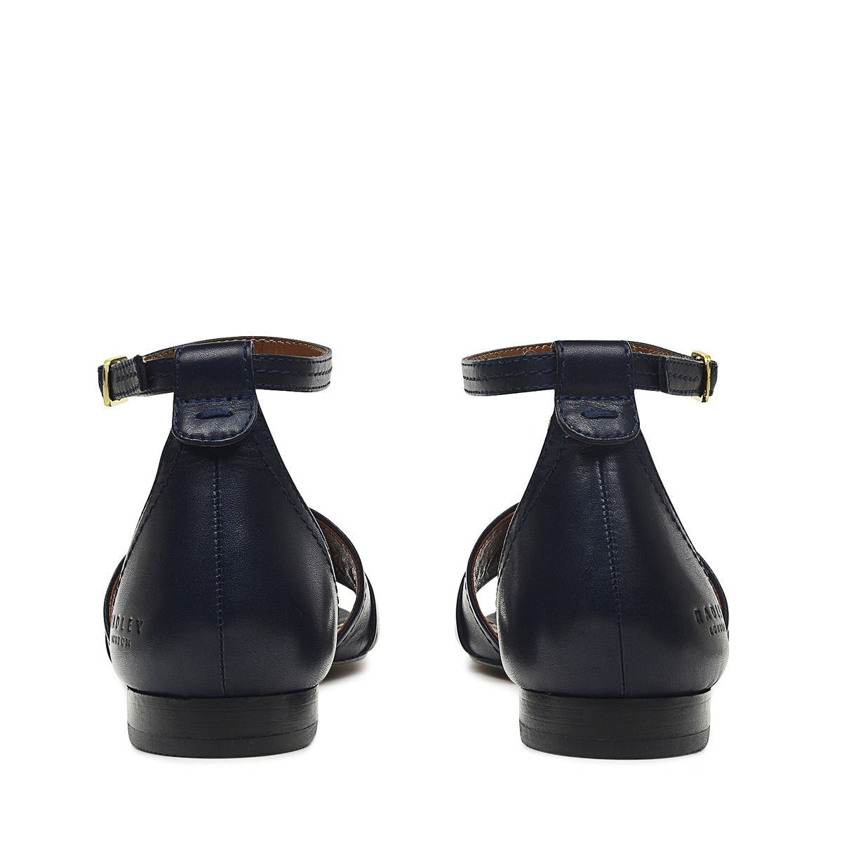CARADOC CRESCENT CIRCULAR STRAP SANDAL INK