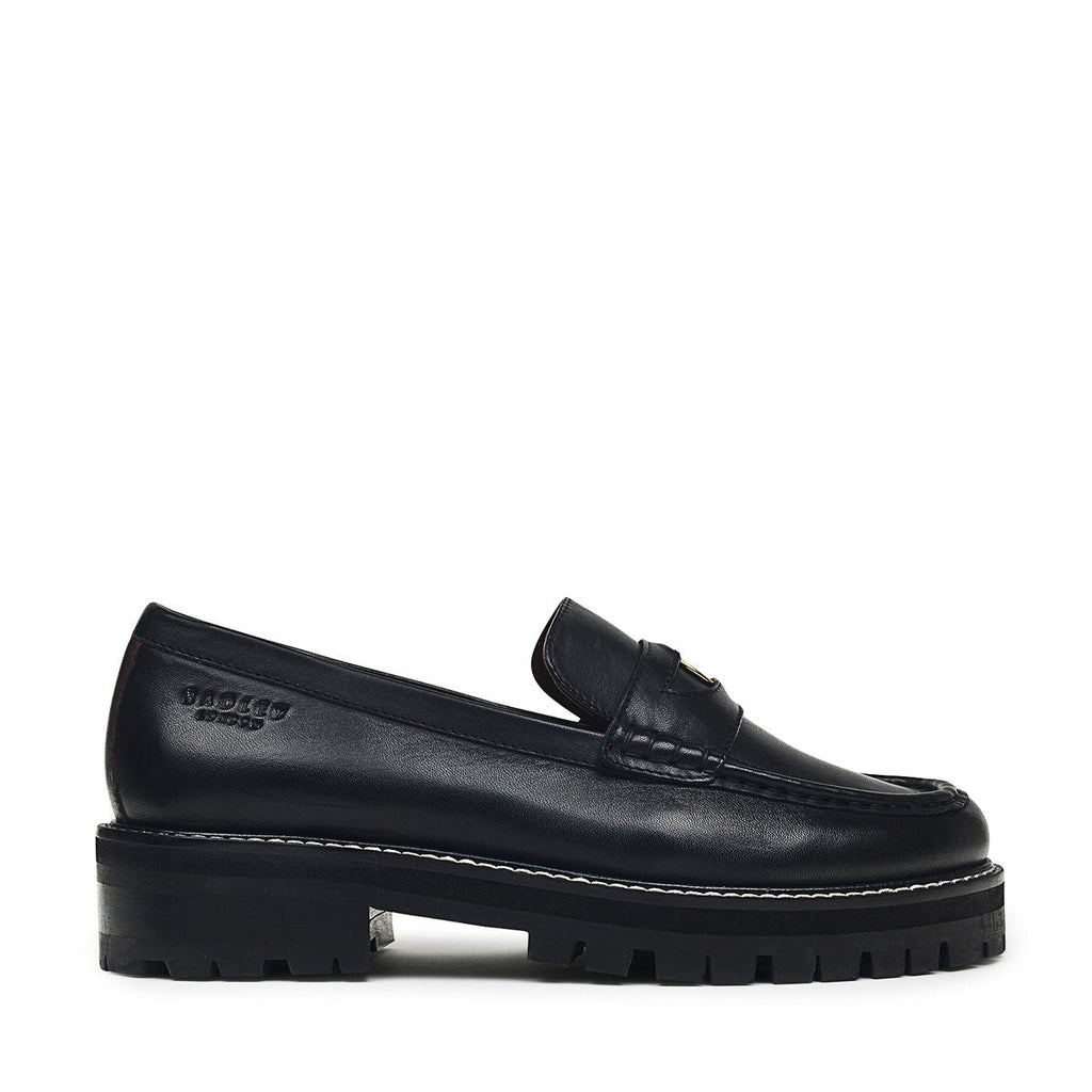 THISTLE GROVE CHUNKY PENNY LOAFER BLACK
