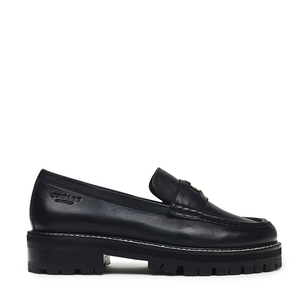 THISTLE GROVE CHUNKY PENNY LOAFER BLACK