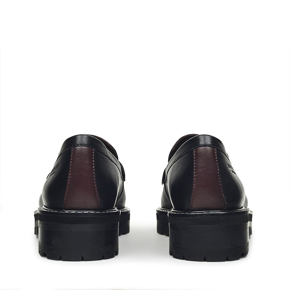 THISTLE GROVE CHUNKY PENNY LOAFER BLACK