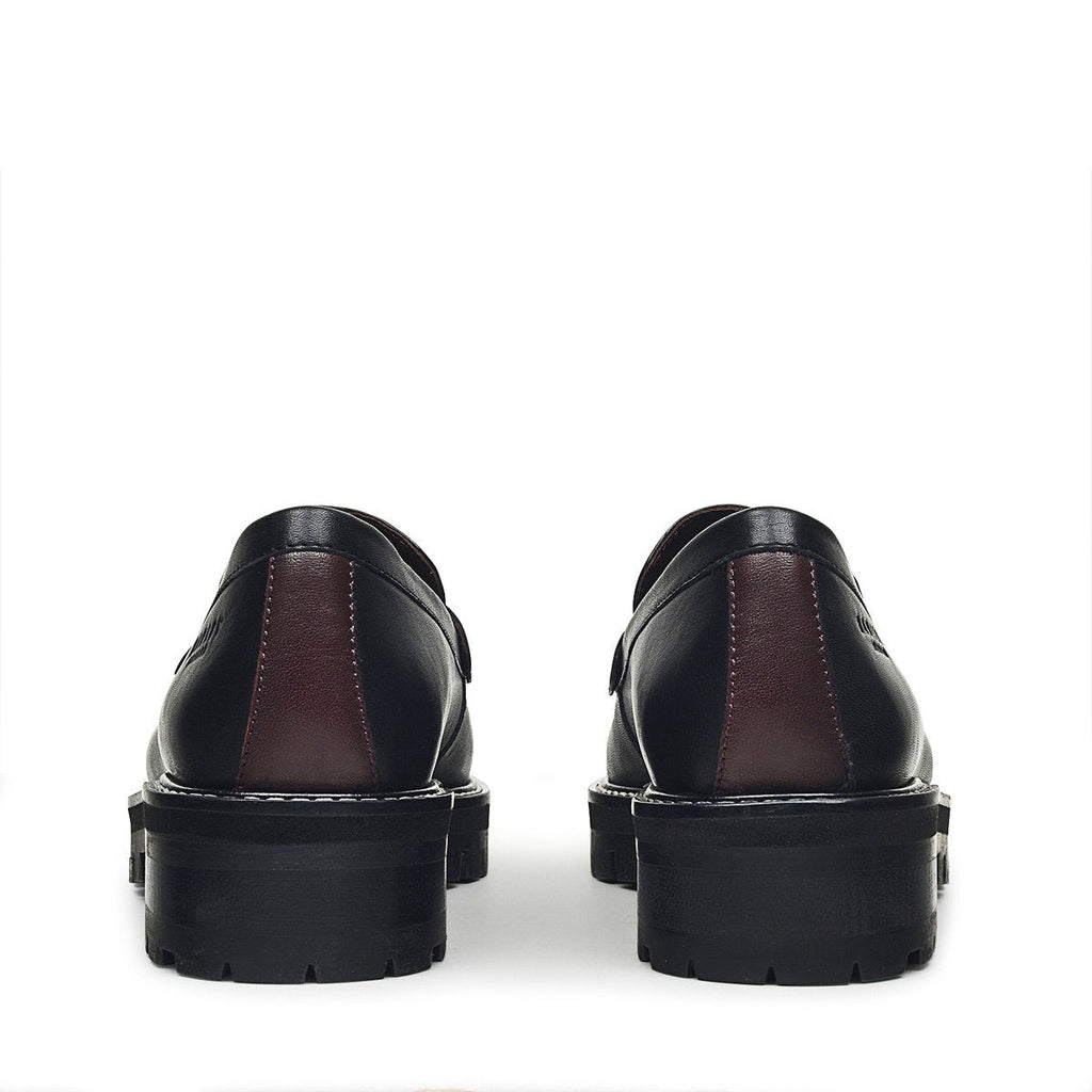 THISTLE GROVE CHUNKY PENNY LOAFER BLACK