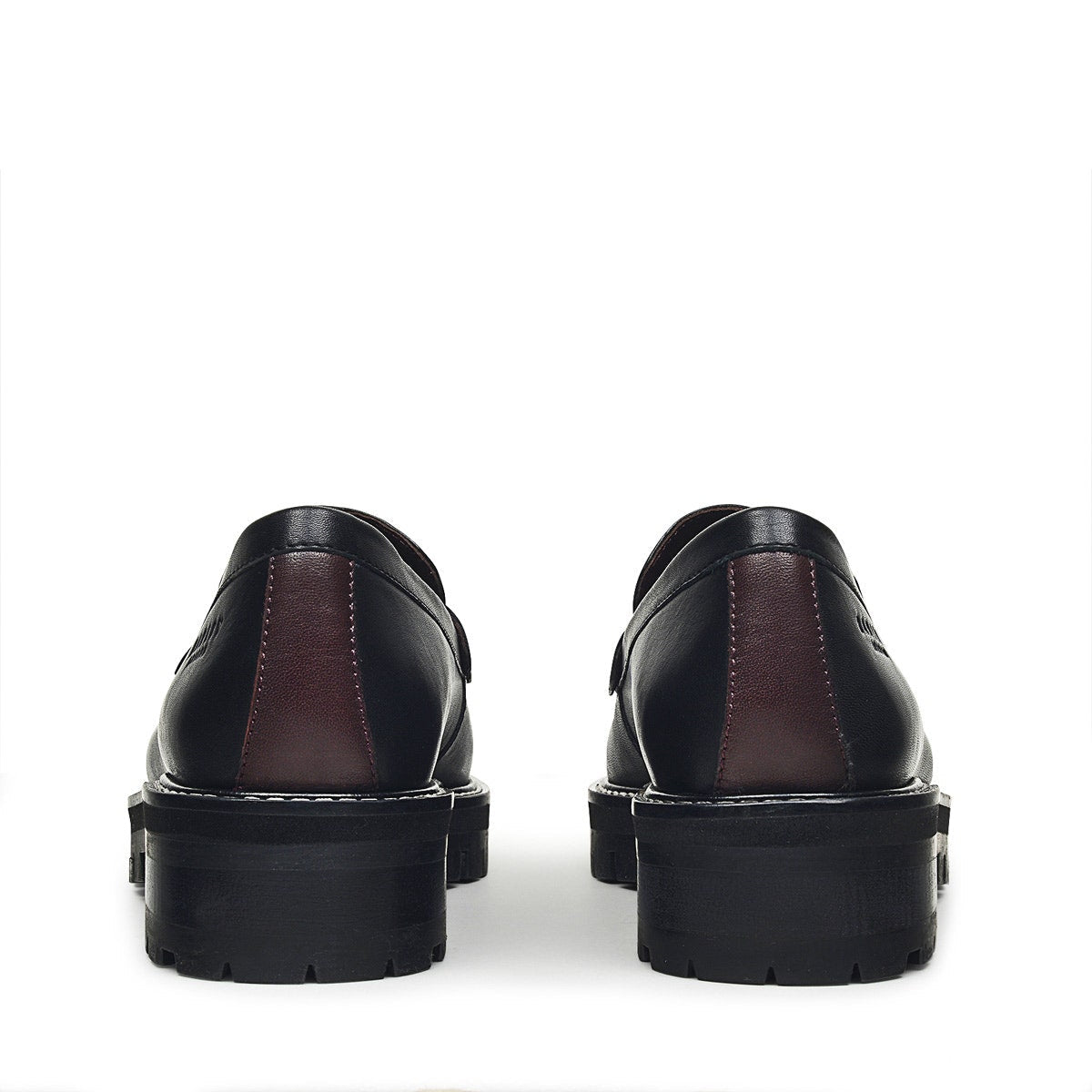 THISTLE GROVE CHUNKY PENNY LOAFER BLACK
