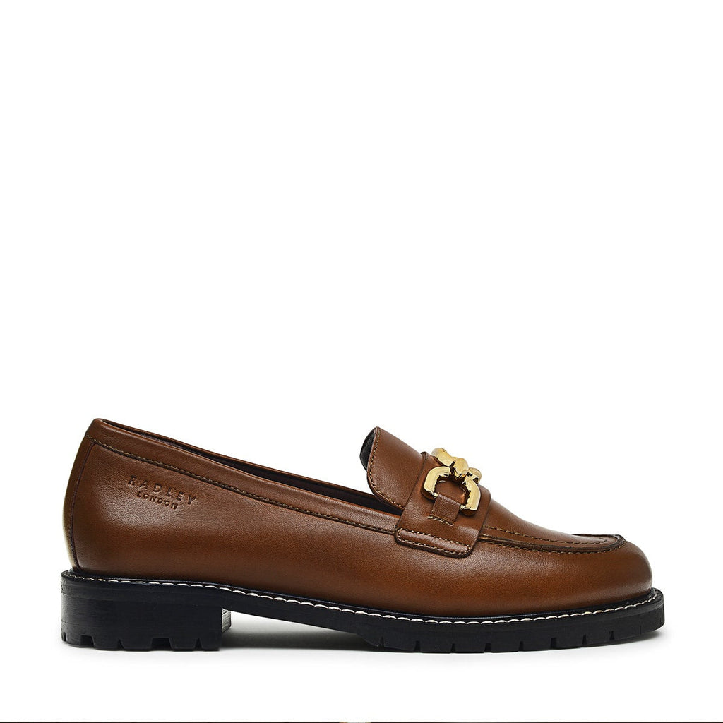Cavendish Avenue UK 3 / EUR 36 Chunky Chain Loafer in Tan  -  Q8030217A
