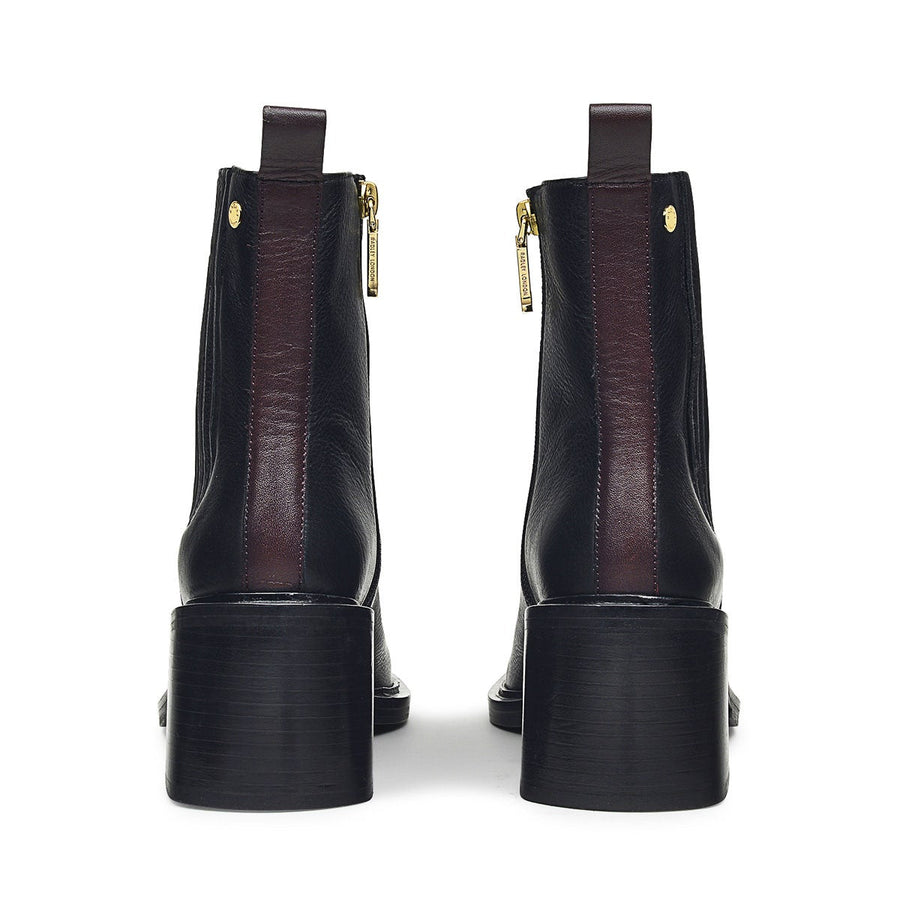 GROVE TERRACE BLOCK HEEL CHELSEA BLACK