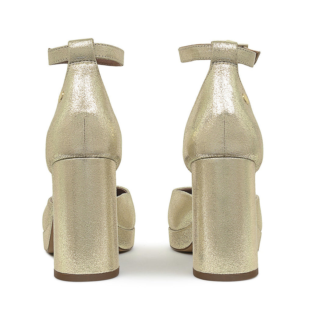 ARCHER CRESCENT - ME 2-PART PLATFORM HEEL SOFT GOLD