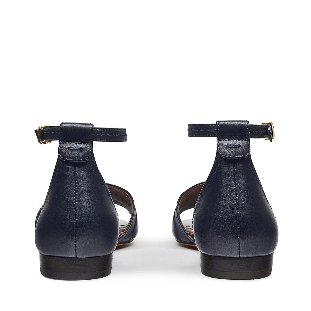 LINDEN CRESCENT STIRRUP STRAP SANDAL INK