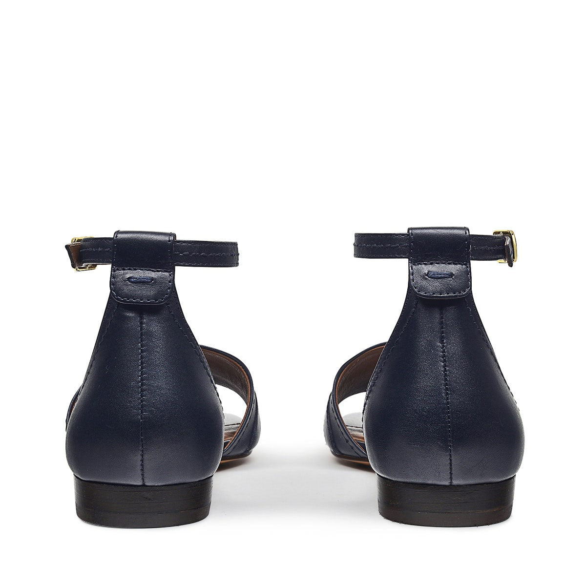 LINDEN CRESCENT STIRRUP STRAP SANDAL INK