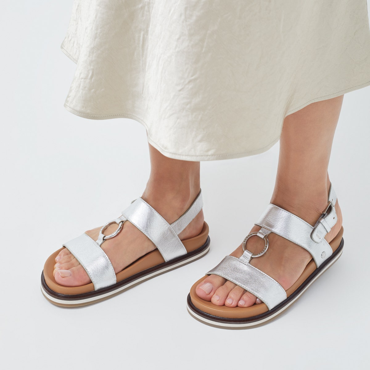 BURY WALK 2.0 - META LUXE FOOTBED SILVER