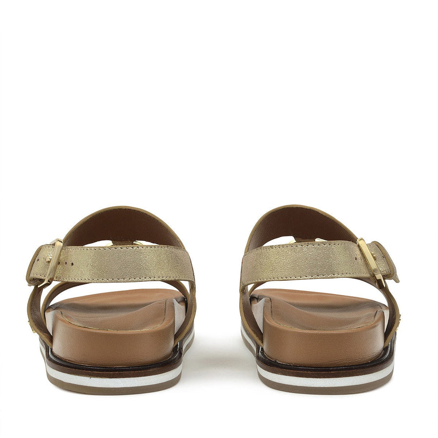 BURY WALK - METALLIC LUXE FOOTBED SOFT GOLD