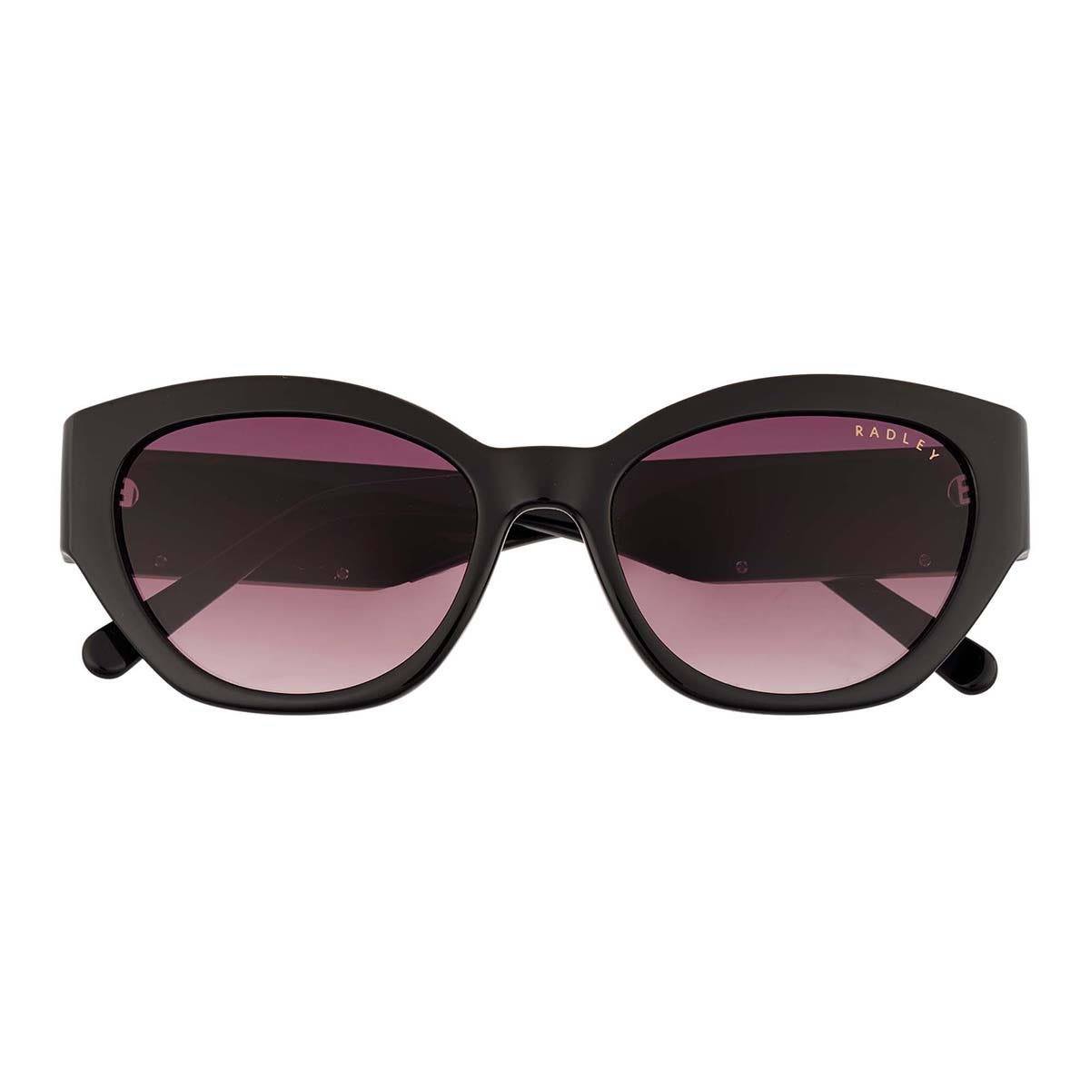 WESTWELL OVERSIZED SQUARE CAT EYE  BLACK
