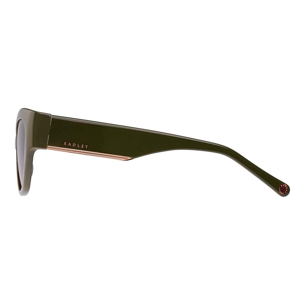 WESTWELL OVERSIZED SQUARE CAT EYE  KHAKI